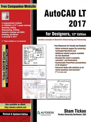 cover image of AutoCAD LT 2017 for Designers